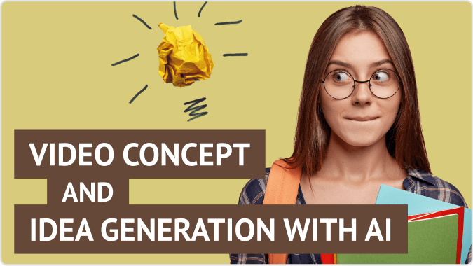 Video concept and idea generation with AI